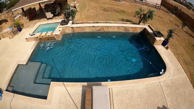 Dolphin Sigma Drone View Surfacing At Far End Coping