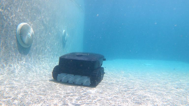 Beatbot AquaSense 2 Ultra Robot Near Wall Underwater Floor