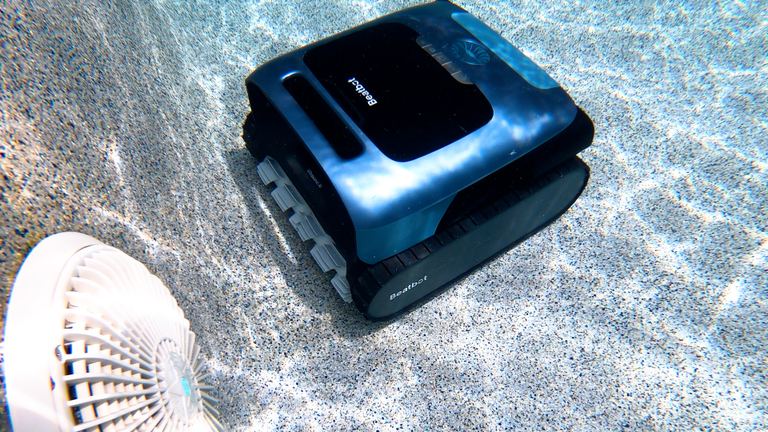 Beatbot AquaSense 2 Pro Robot Underwater Treads Near Drain