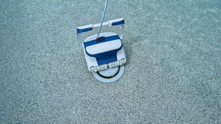 Dolphin Sigma Underwater Robot Flat On Pebble Floor