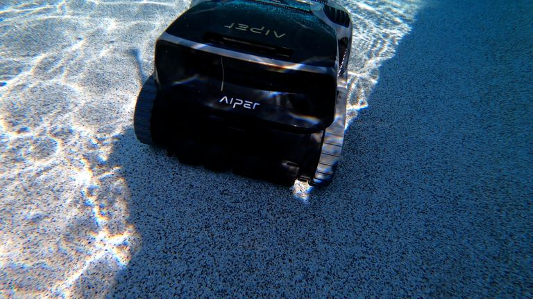 Aiper Scuba X1 Pro Max Approaching Camera On Floor Front Close Up