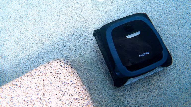 Beatbot AquaSense 2 Angled View Robot On Pool Floor